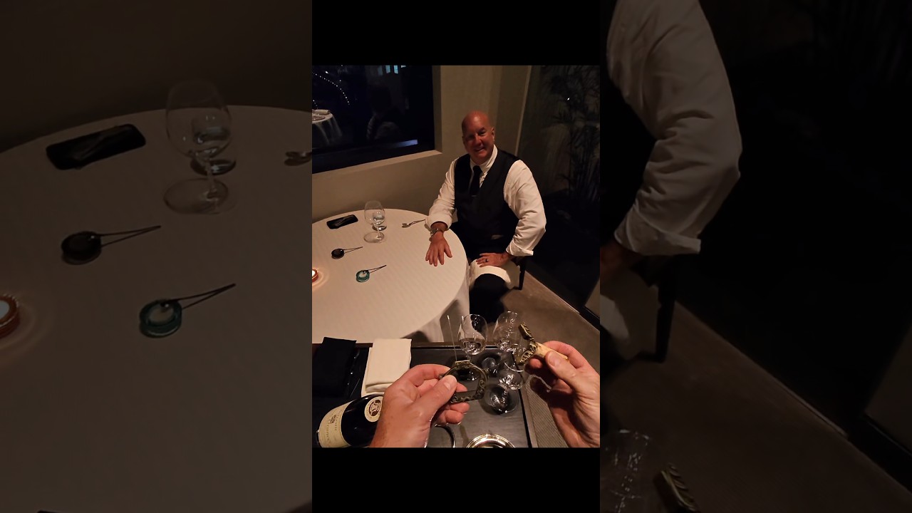 Opening Tableside $500 1998 L.Latour Grand Cru #fyp #pov #trending #viral #asmr #explore #food  #wow