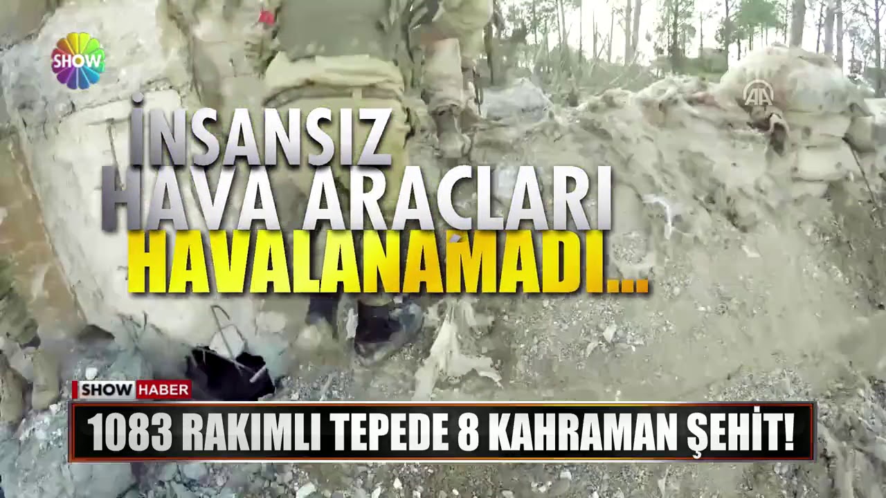 1083 rakımlı tepede 8 kahraman Şehit!