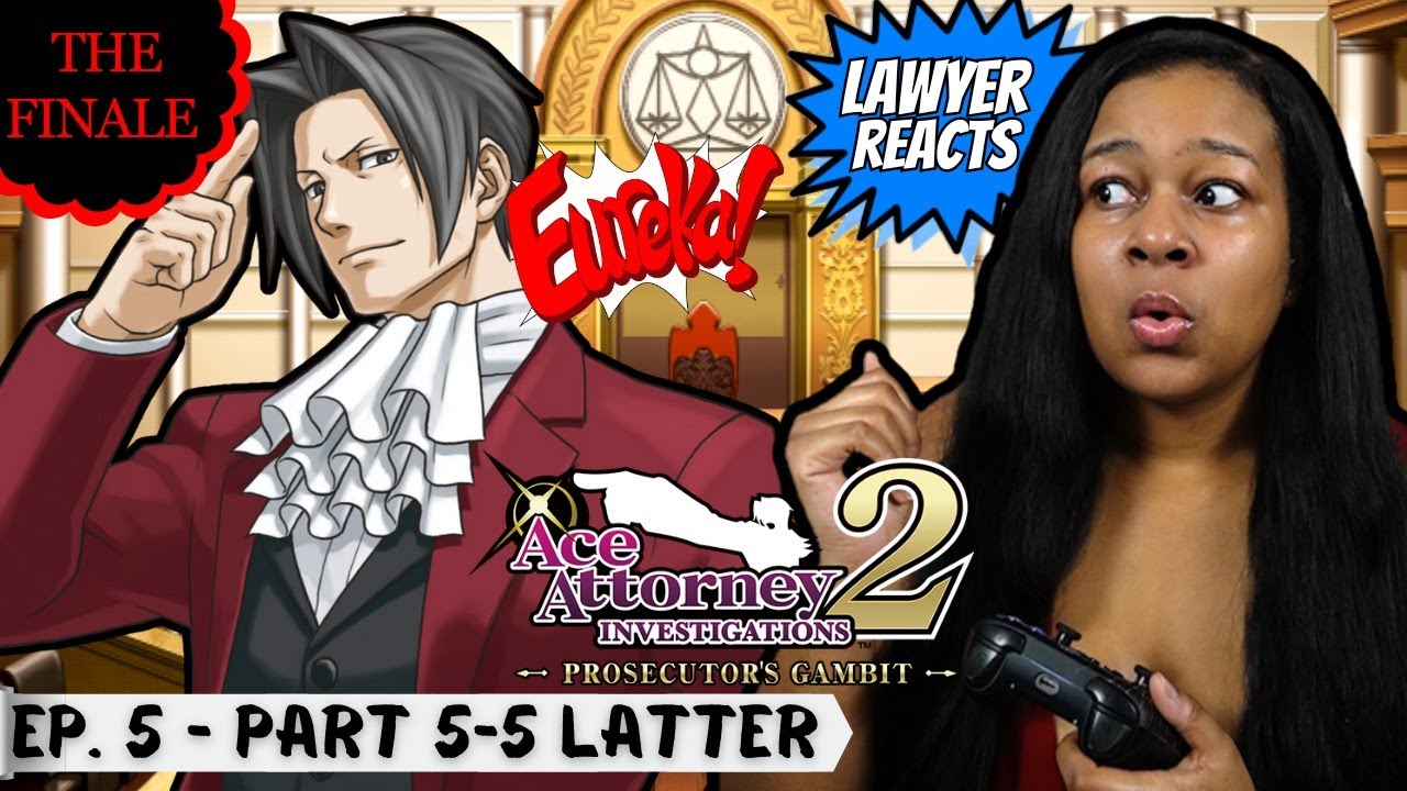 Turnabout for the Ages 5-5 - Ace Attorney Investigations 2: Prosecutor's Gambit | Real Lawyer Reacts
