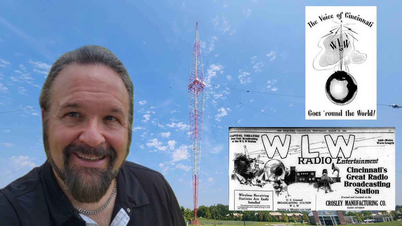 90-летний ромб! Радиовышка WLW | Цинциннати, Огайо