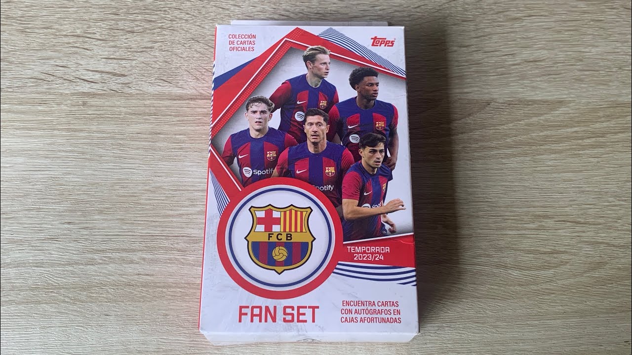 LEGEND NUMBERED HIT! Topps Barcelona Fan Set 23/24