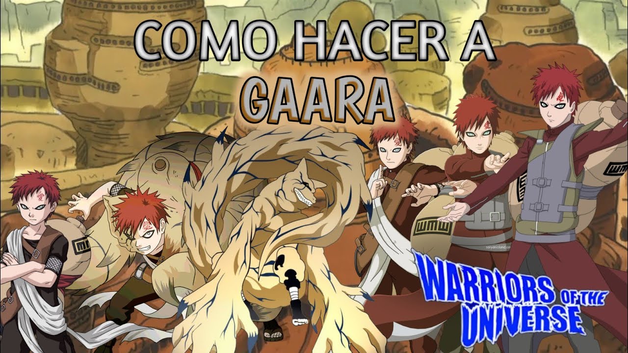 Como hacer a Gaara en Warriors Of The Universe