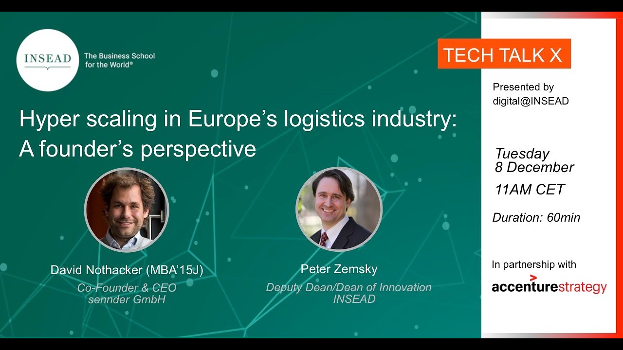 sennder: Hyper scaling in Europe’s logistics industry w/Peter Zemsky & David Nothacker