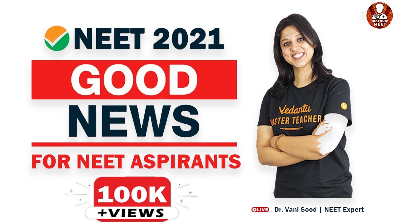 Great News for NEET ASPIRANTS by NTA | NEET 2021 Latest Updates | NEET 2021 | Vedantu