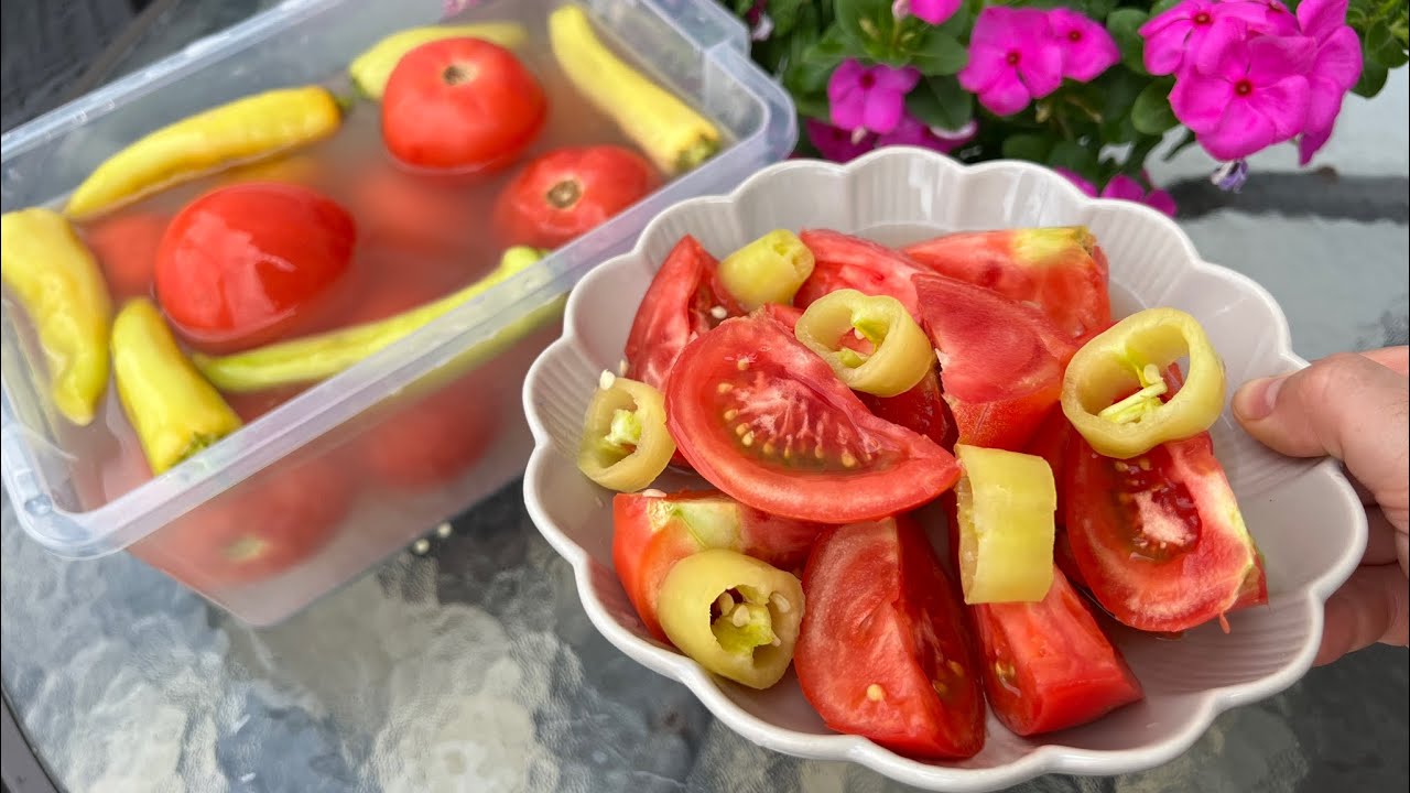 DOMATE të kuqe vere TURSHI 🥰 3 ditë hiq më shumë me recetën e nanës