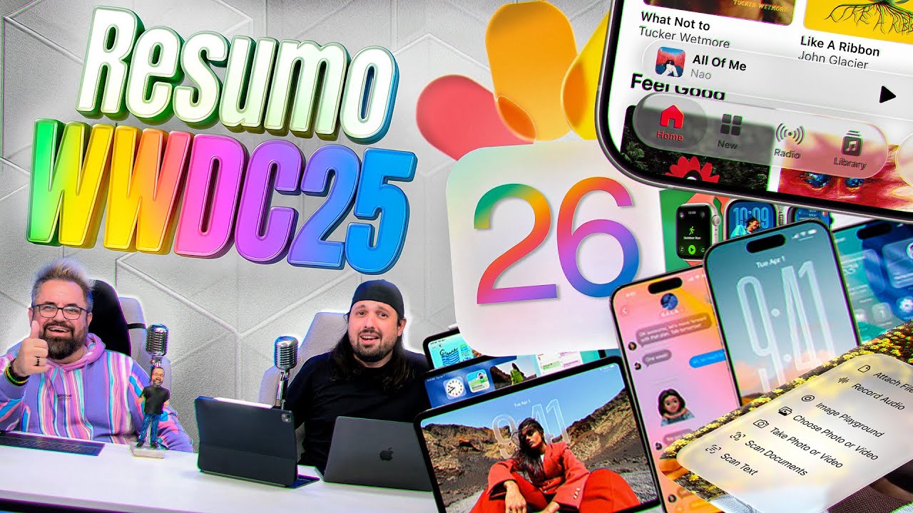 iOS 26 é o novo Windows Vista! TUDO sobre a WWDC 2025!
