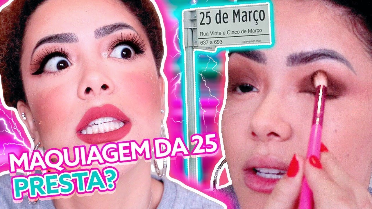 TESTANDO MAQUIAGENS BARATINHAS 01