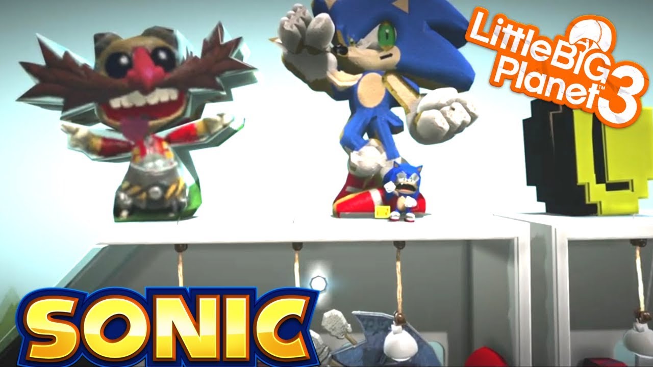 LittleBigPlanet 3 - Sonic The Hedgehog Train Bomb Survival | Sonic Movie trailer