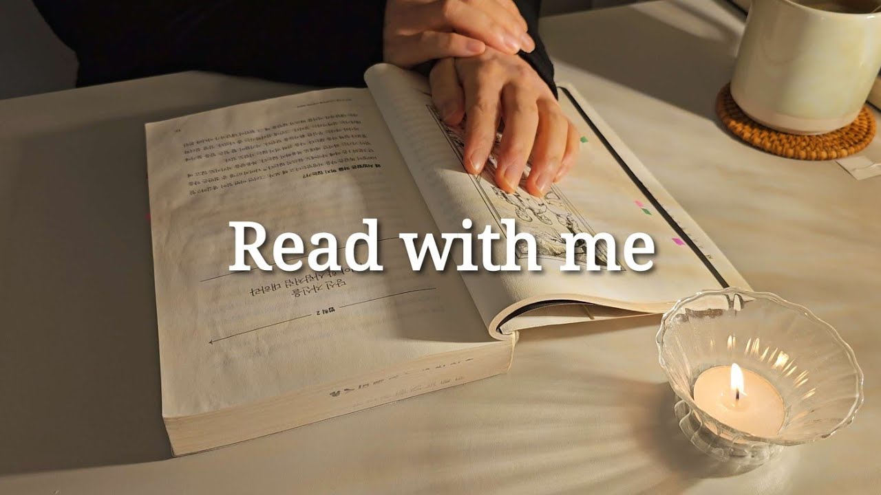 Read with me for 30 minutes | reading ASMR | real time page turning | no music, no talking