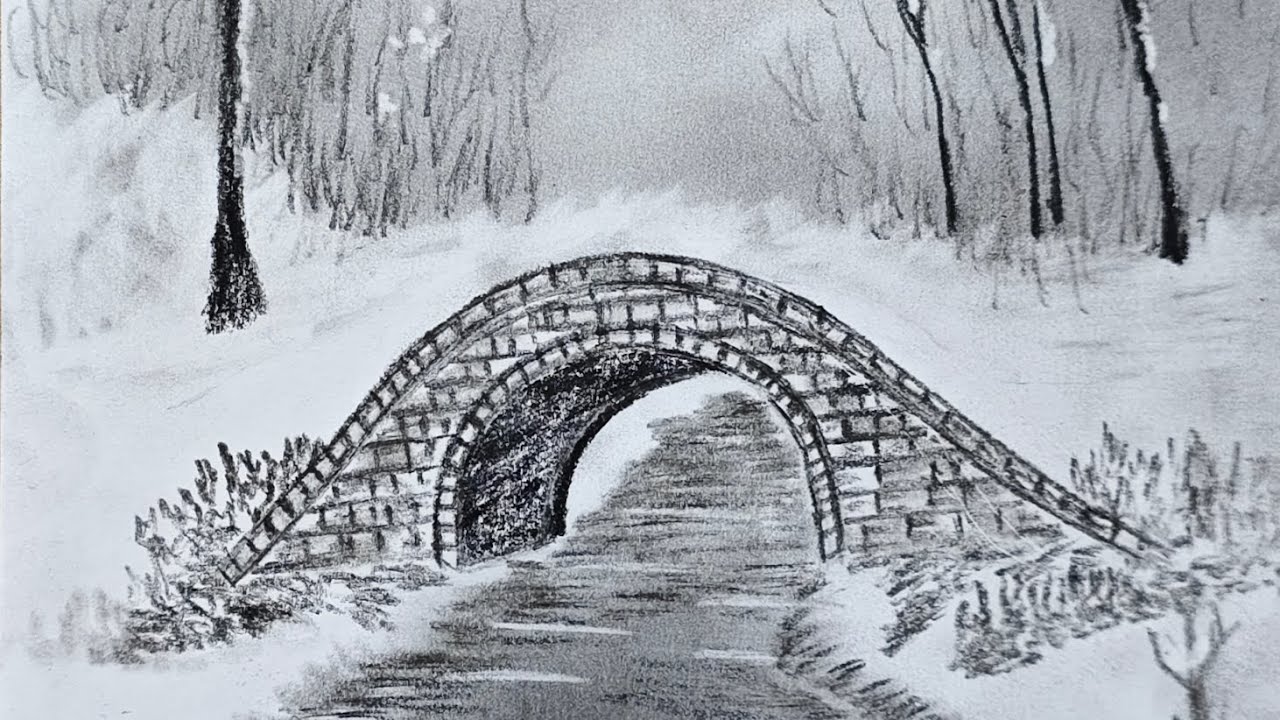 Sketch of a beautiful scenery 