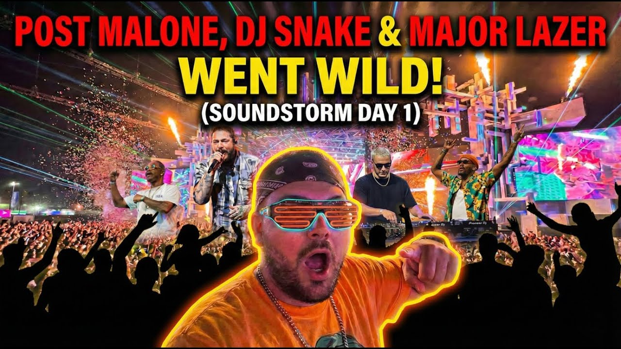 POST MALONE CRIES on Stage at Soundstorm MDL 🤯 You WON'T Believe Why! (Feat. DJ SNAKE & MAJOR LAZER)