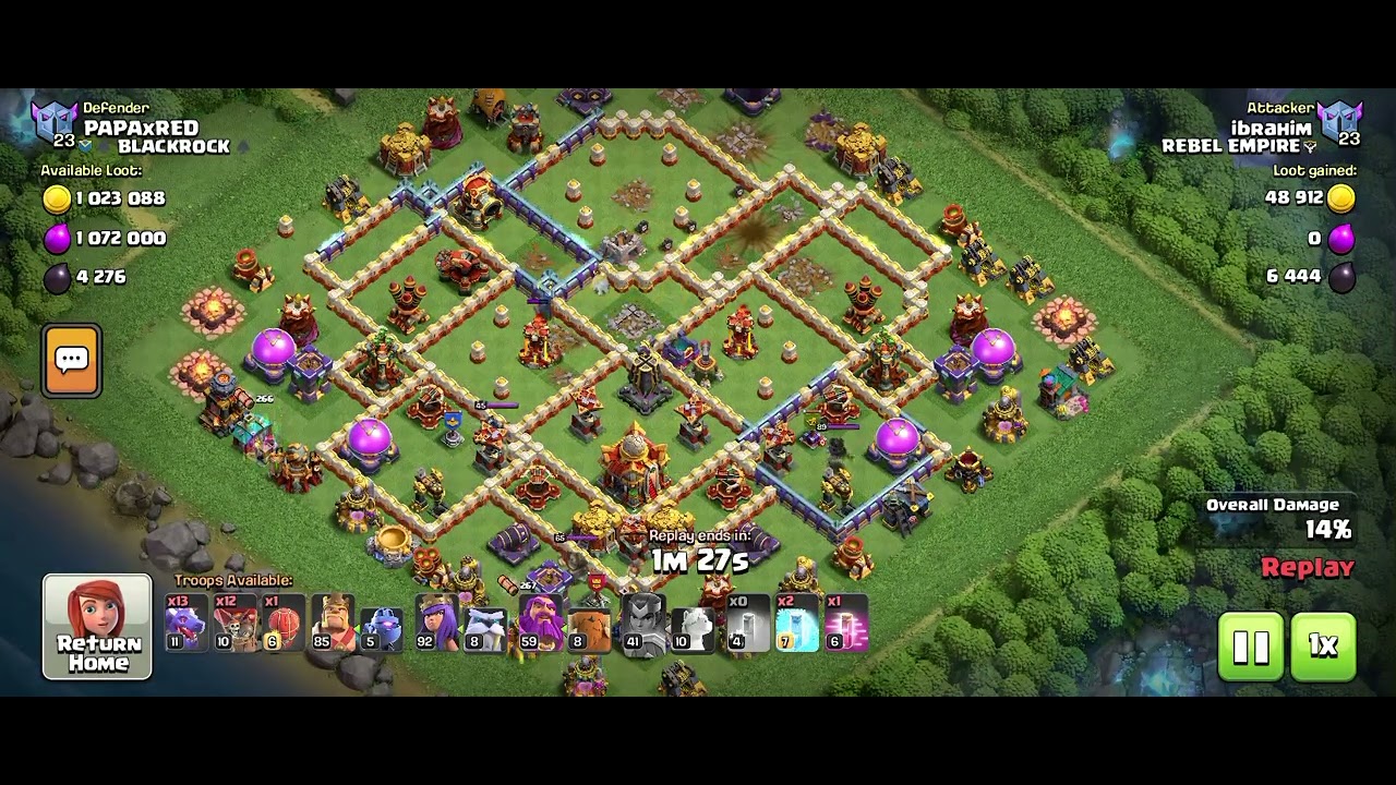 Clash of clans... townhall 16... ranked battle 