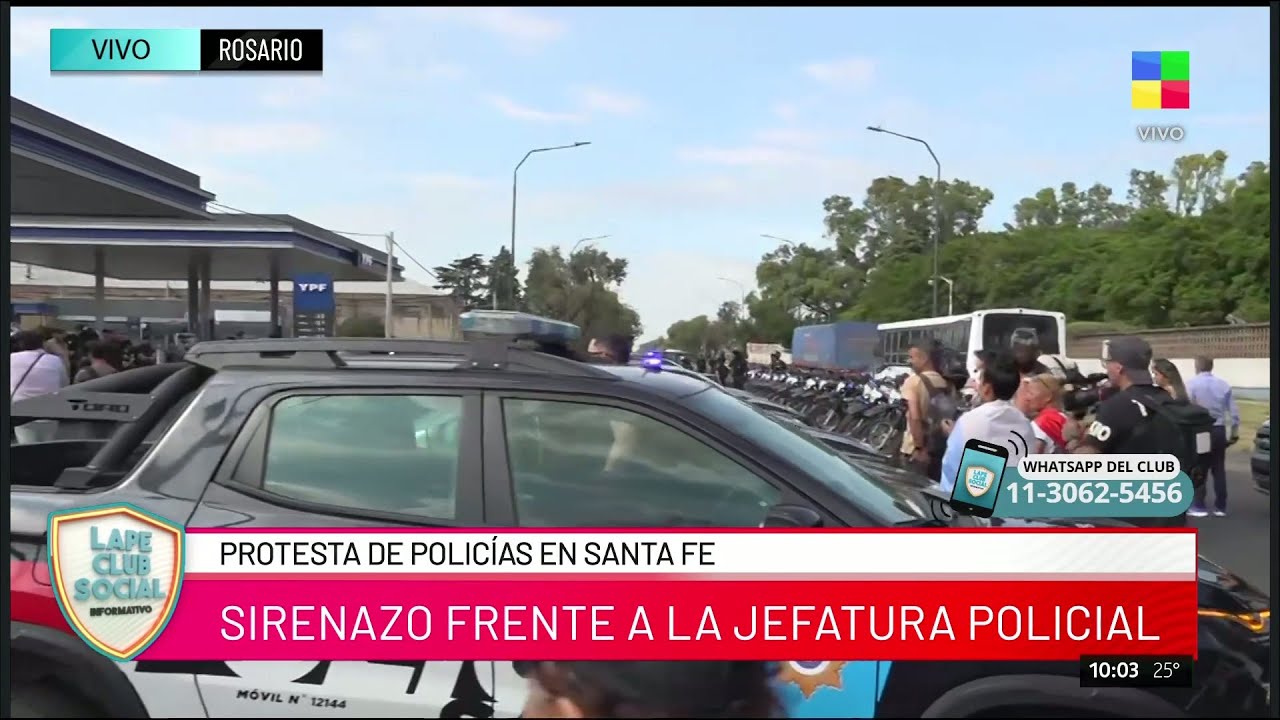 🔴 ROSARIO: SIRENAZO Y CAOS EN LA POLICÍA DE SANTA FE