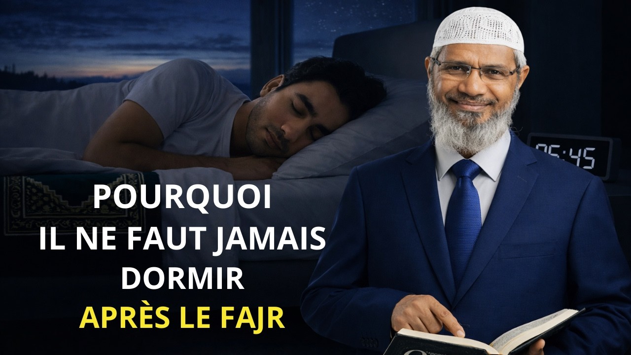Pourquoi Il ne faut Jamais Dormir Après le Fajr – L'avertissement caché du Prophète || Dr Zakir Naik