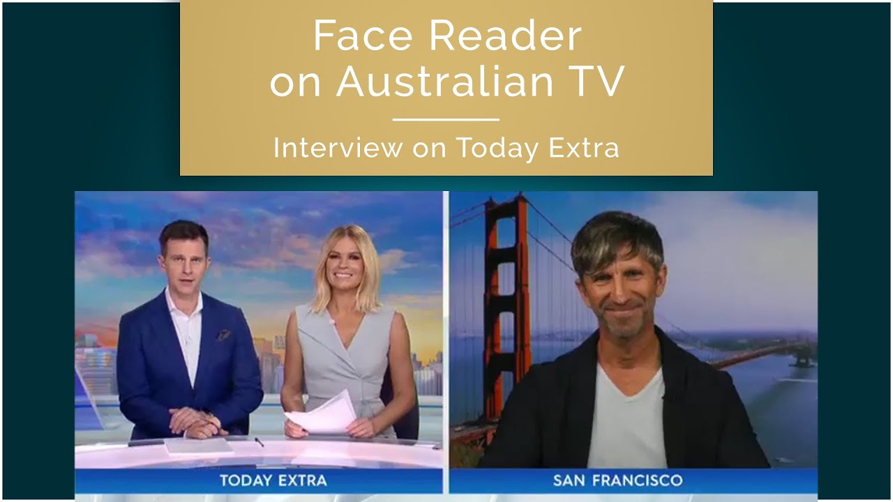 Face Reader Eric Standop on Today Extra - Australian TV