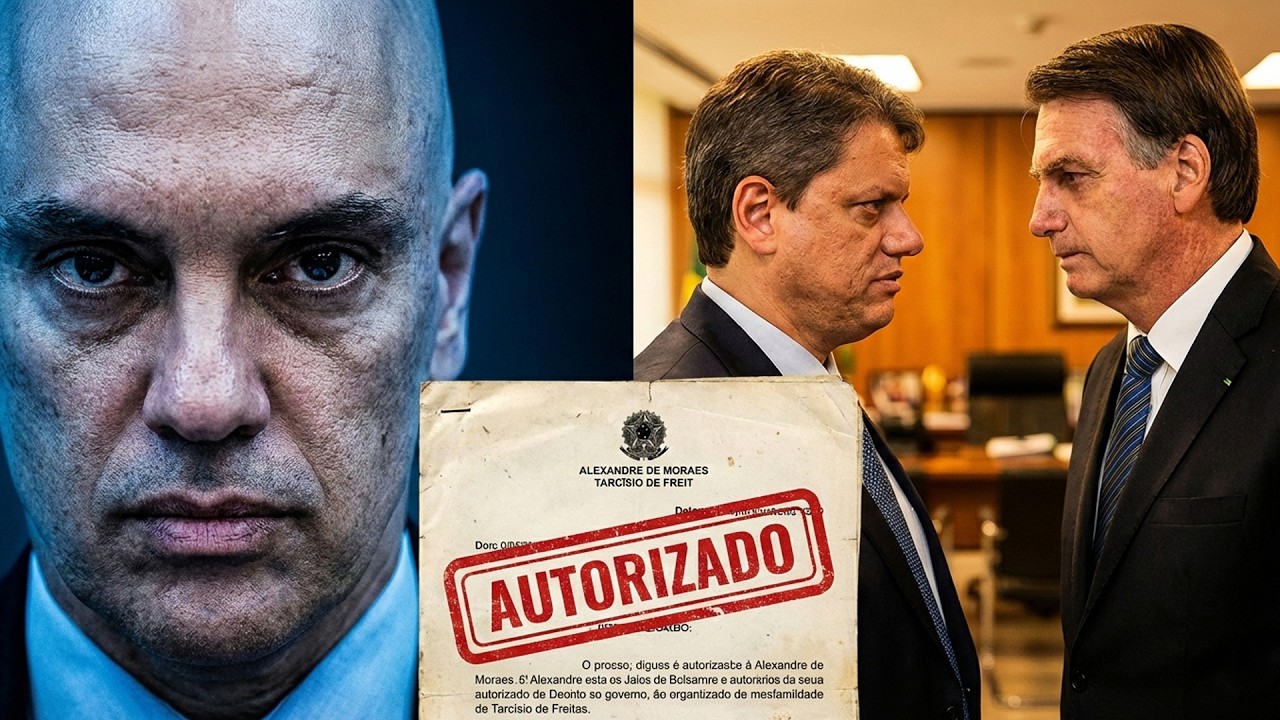 MORAES LIBEROU! O encontro secreto de TARCÍSIO e BOLSONARO que muda tudo em Brasília
