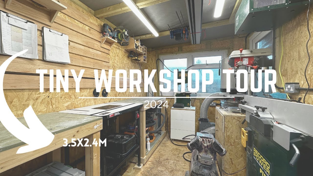 Small Workshop Tour - Too many machines not enough room