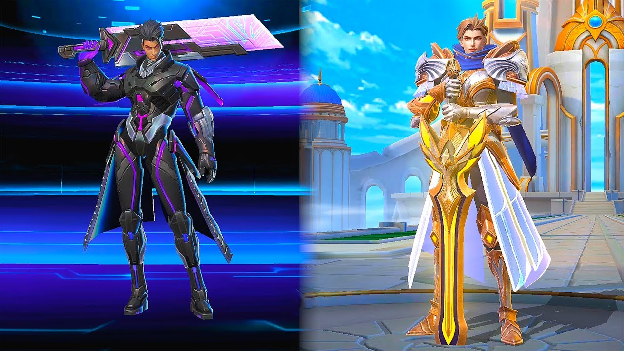 Alucard Lightborn Striker Skin Vs Obsidian Blade Skin | Mobile Legends:Bang Bang