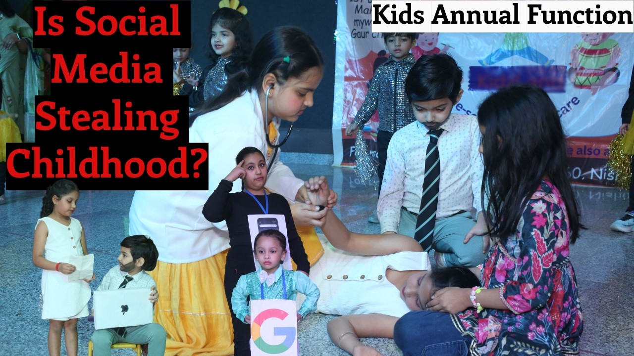 Impact of Social Media on Kids | Annual Function Stage Performance | Dance & Story | DramaChapters