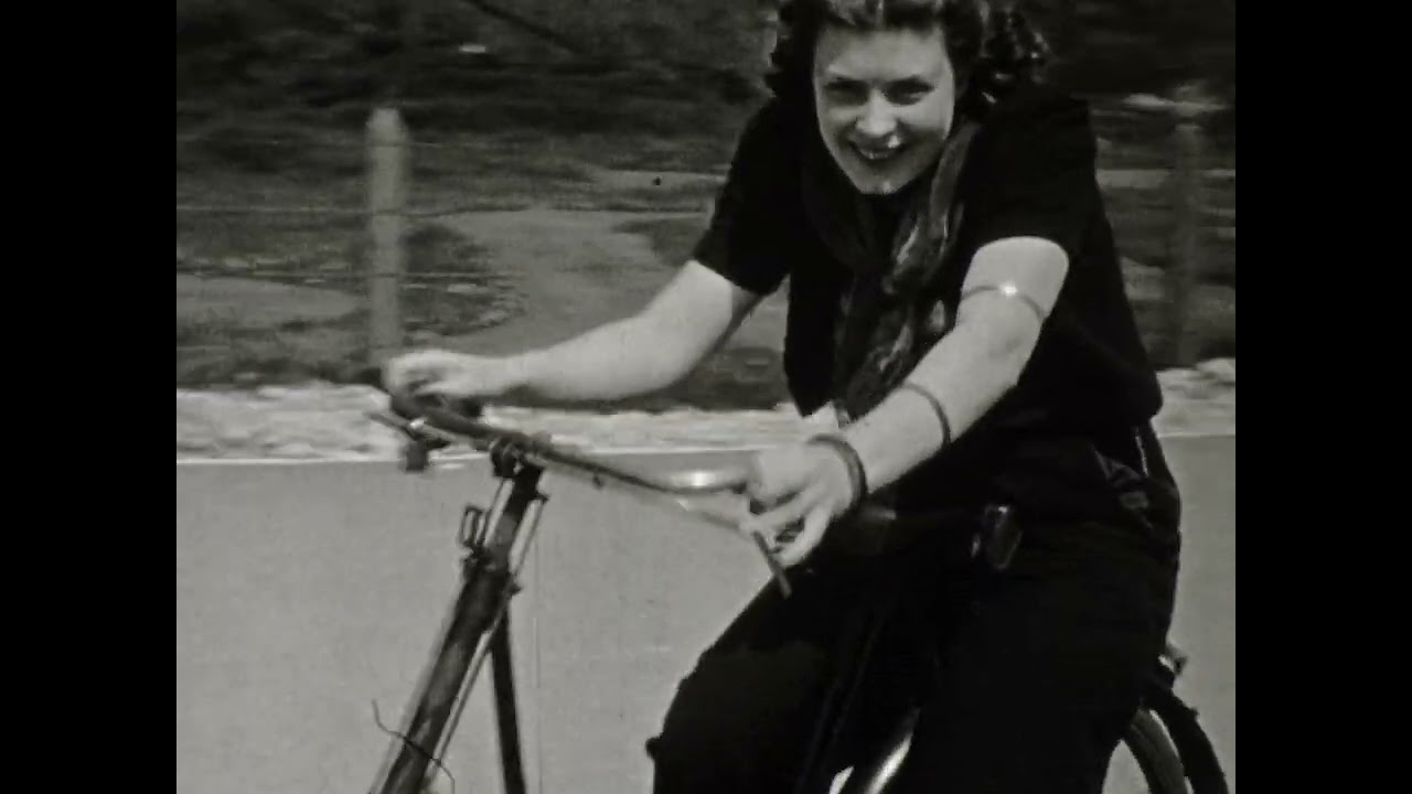 Lyme Regis in 1940s  of Hider family having fun  along the sea front