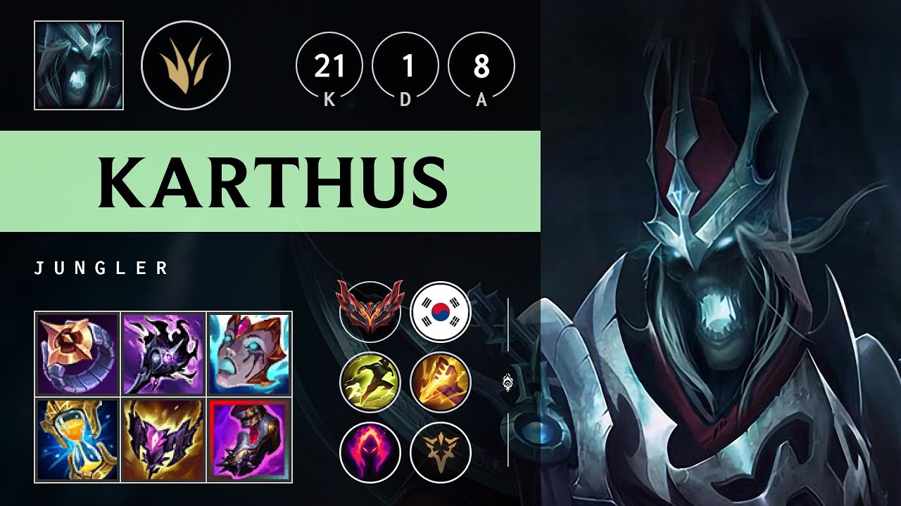Karthus Jungle vs Nocturne - KR Grandmaster Patch 25.06