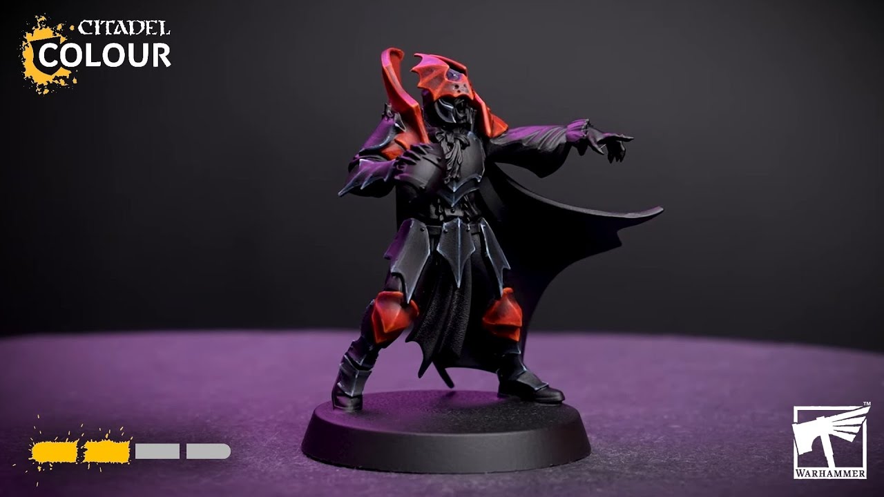 How to Paint: Blood Red and Cold Black Armour | Intermediate | Warhammer