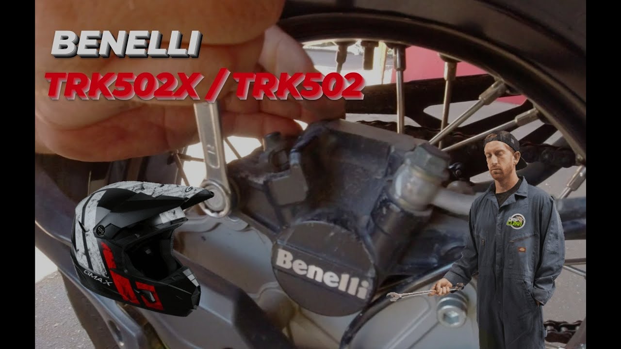 Cambio Pastillas de Freno trasera #Benelli #TRK #502X/trk 502 / Changing Brake pads