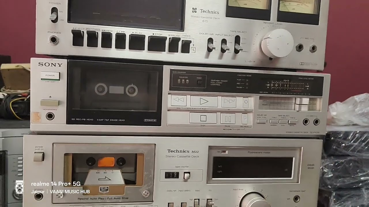 #Vintage Cassette players, different prices for each, watch the full video for prices and feature...