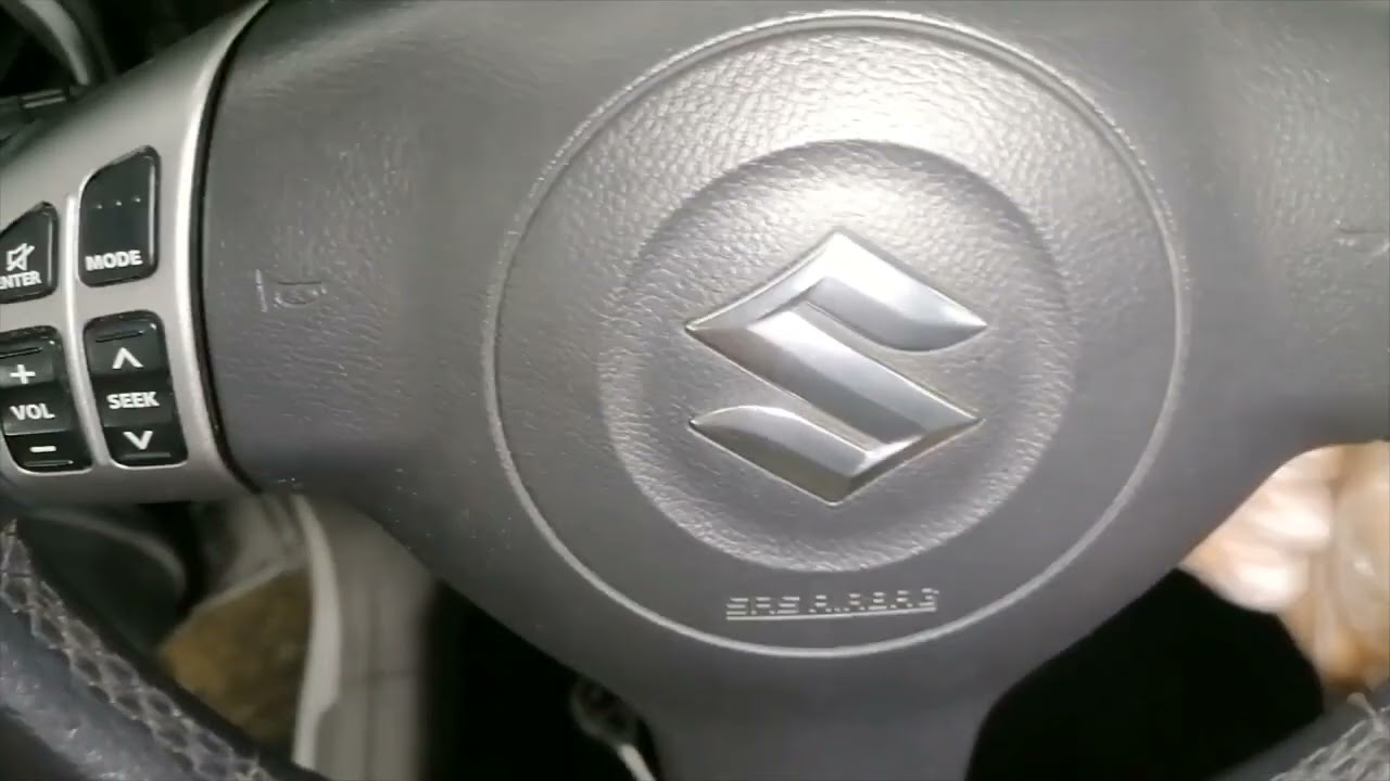 Suzuki SX4 Steering Wheel removal How to
