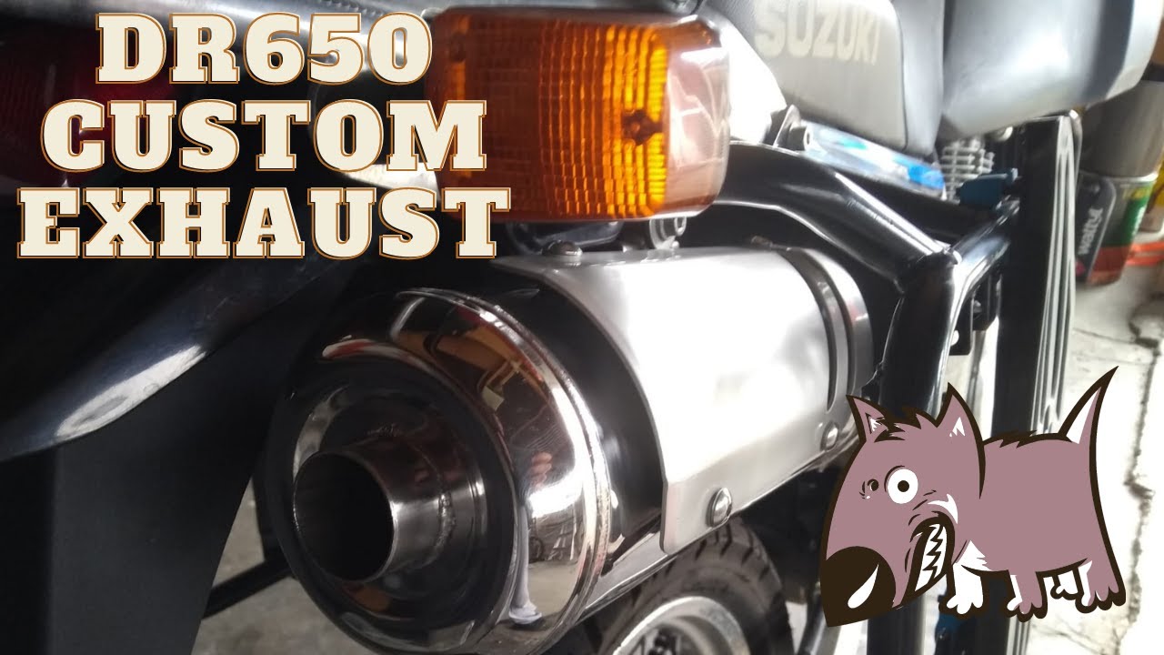 Suzuki DR650 Custom Exhaust