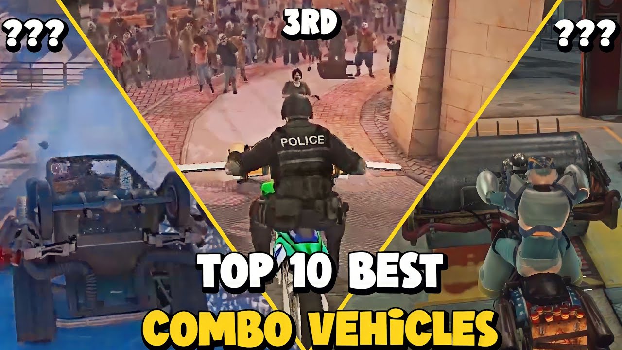 TOP 10 BEST COMBOS VEHICLES IN DEAD RISING GAMES