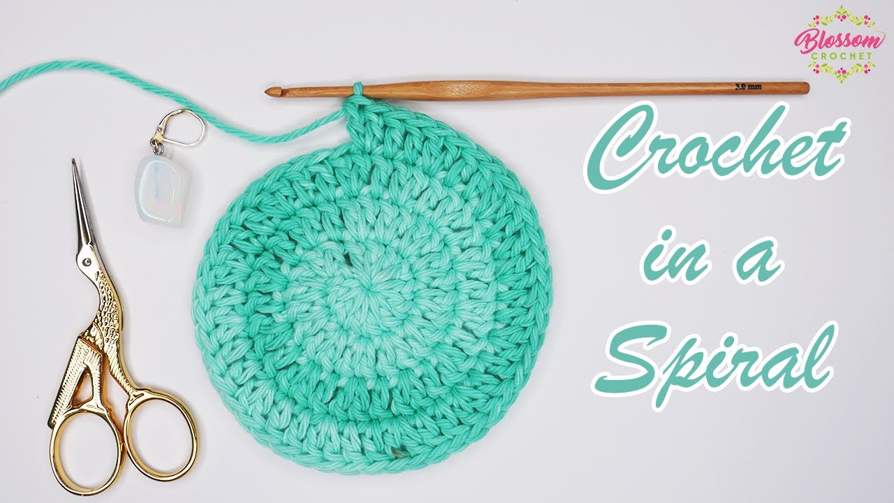 How To Crochet In A Spiral - No Seam - For Beginners+