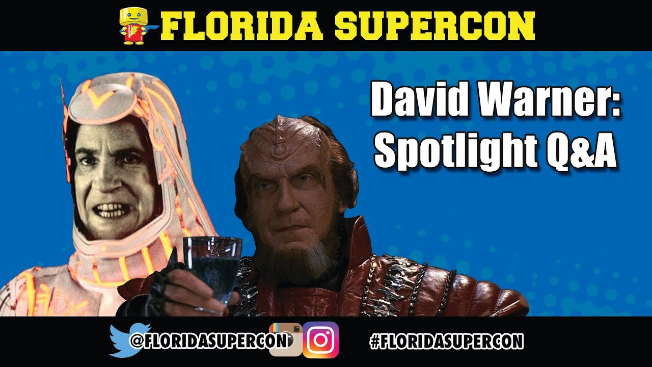 David Warner Q&A at Florida Supercon 2016