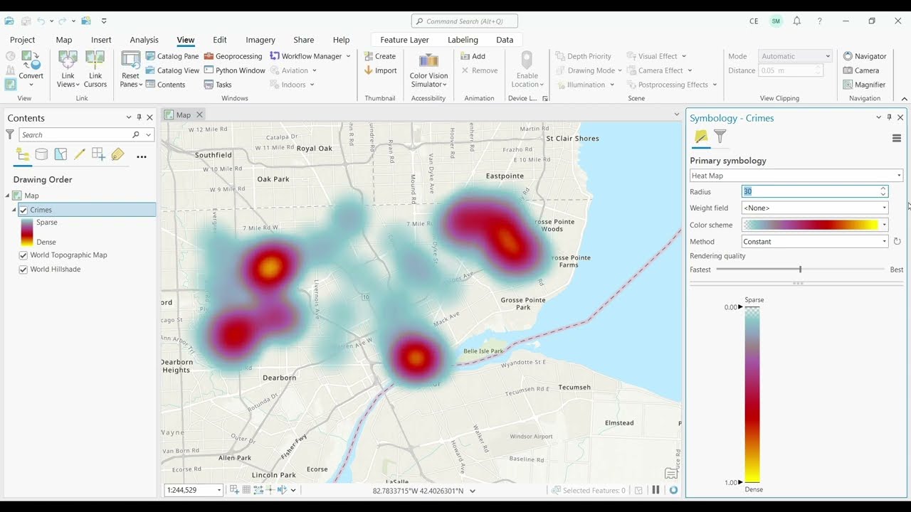 How To Create Heat Maps in ArcGIS Pro