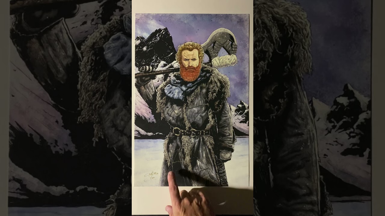 Tormund Giantsbane Signed Art Print