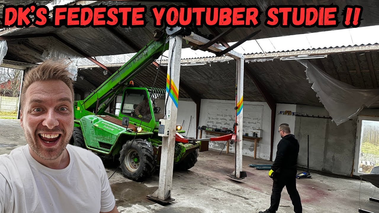 Sætter 2 søjlet lift op !!