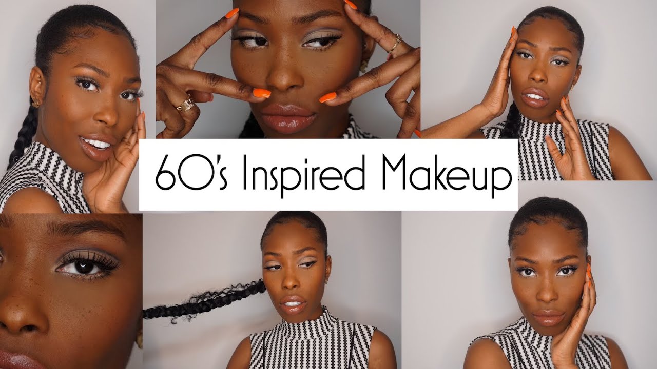 60s Inspired Makeup for Dark Skin