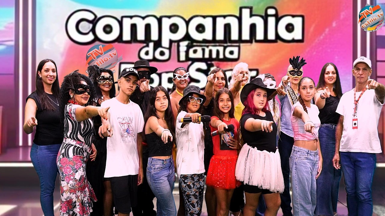 COMPANHIA DA FAMA POP STAR 14-02-26 #tvestilo #covermusic #kidsshow #aovivo #alegria #showdetalentos