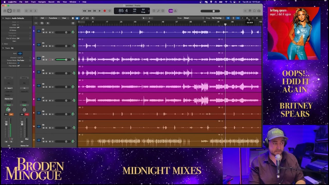 Упс!... Я снова это сделала - Бритни Спирс - RAW Multitrack и реакция на Stems