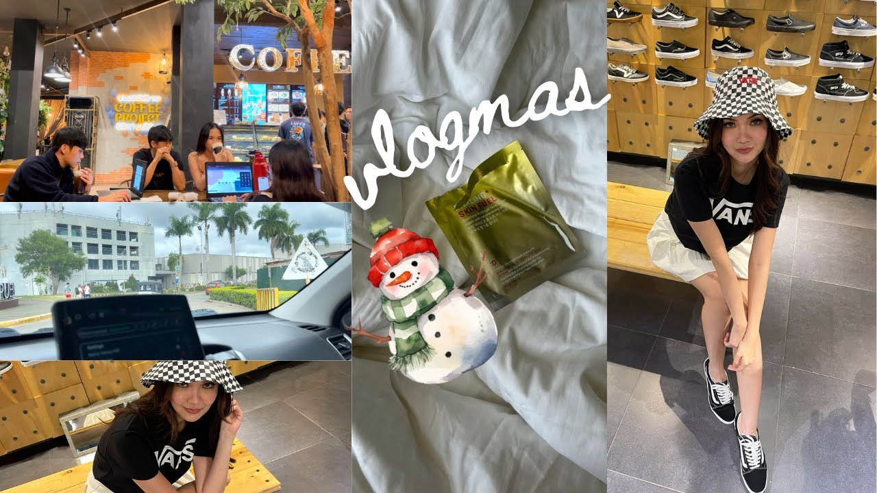 VLOGMAS ‘24 | quick catch up, Vans store visit, window 🛒 & ☕️ with 🇰🇷 childhood friends ⋆. 𐙚 ˚