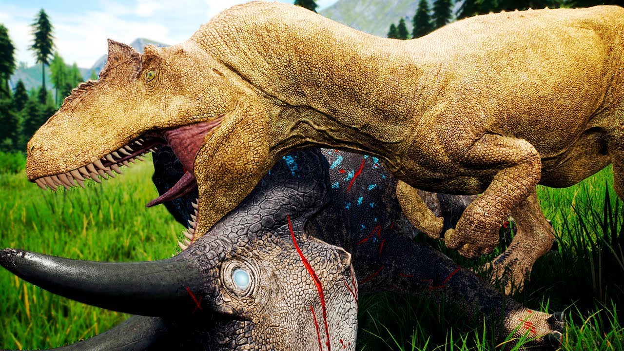 Alossauro Golden! Em busca da Caçada Perfeita! ILHA DOS T-REX (#1) | The Isle Realismo | (PT/BR)