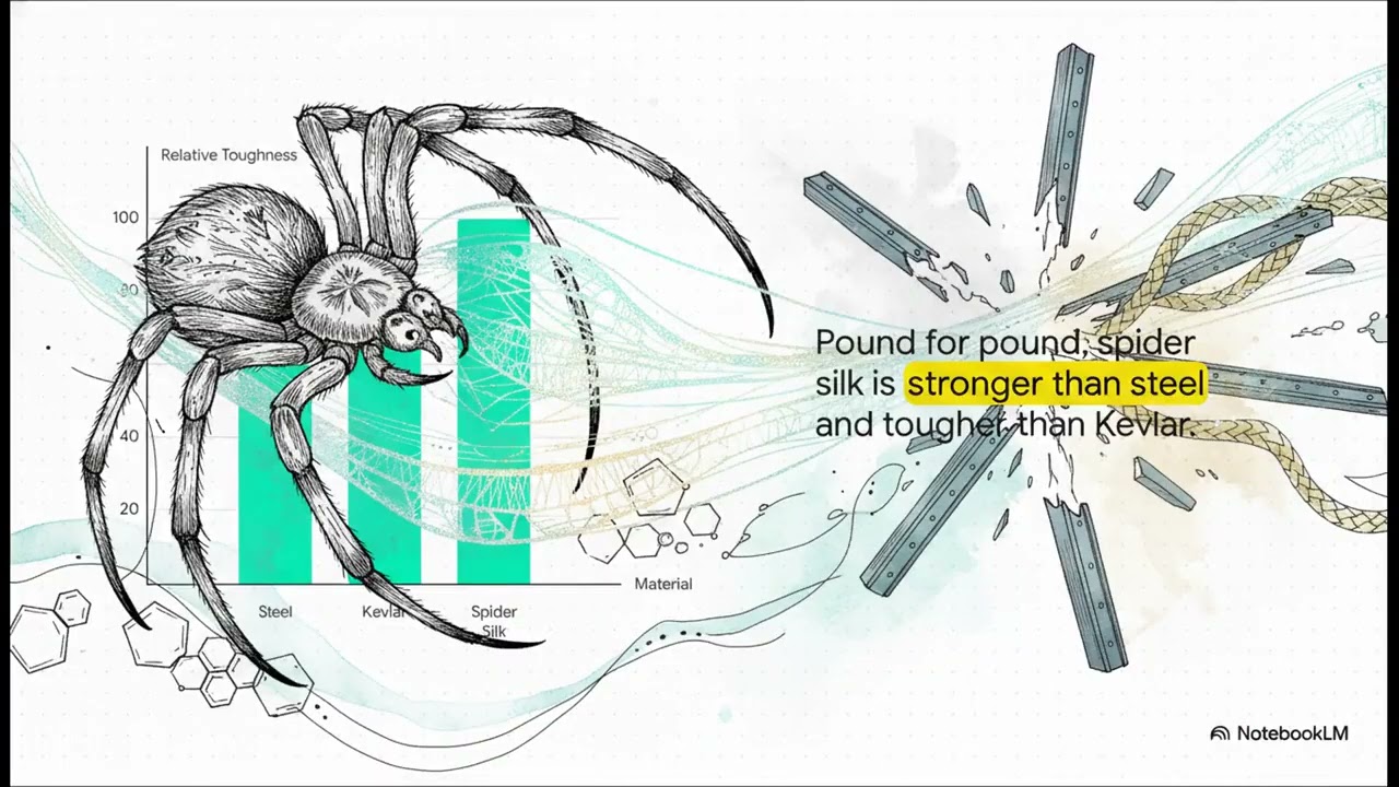 The Secret Behind Spider Silk Strength/The Milky Way Heart Could Be Dark Matter