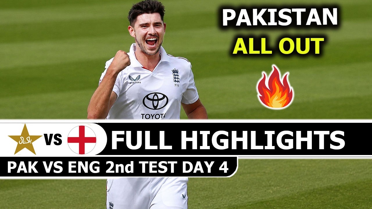 Pakistan Vs England 2nd Test Match Full Highlights 2026 Day 4 | Pak Vs Eng