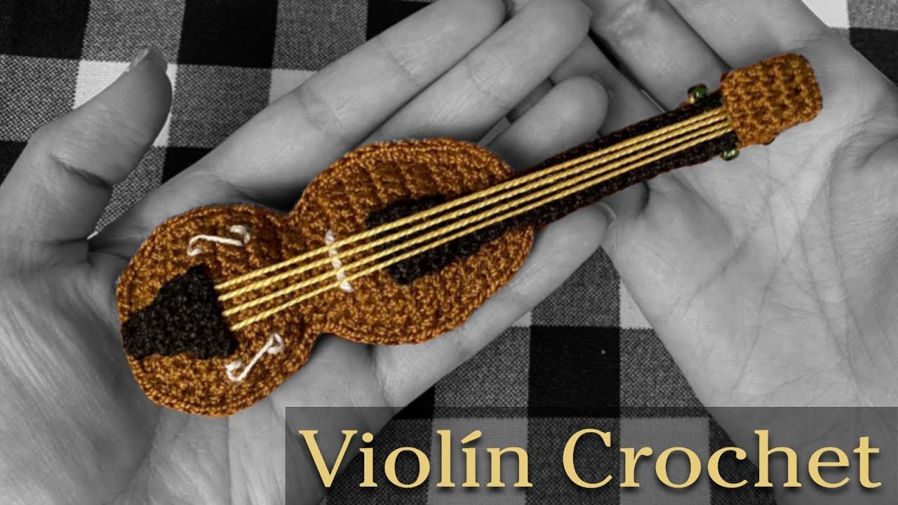 Violín En Crochet Por Tejidos_Odom, Tejido 🎻 @el.tejedor
