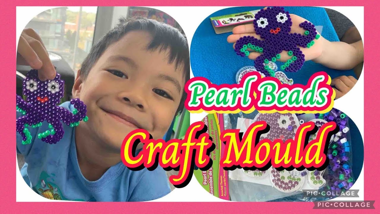 My Passion For Arts & Crafts | Pearl Beads Craft Mould Kit ( Octopus)| Summer Memories 08/2021