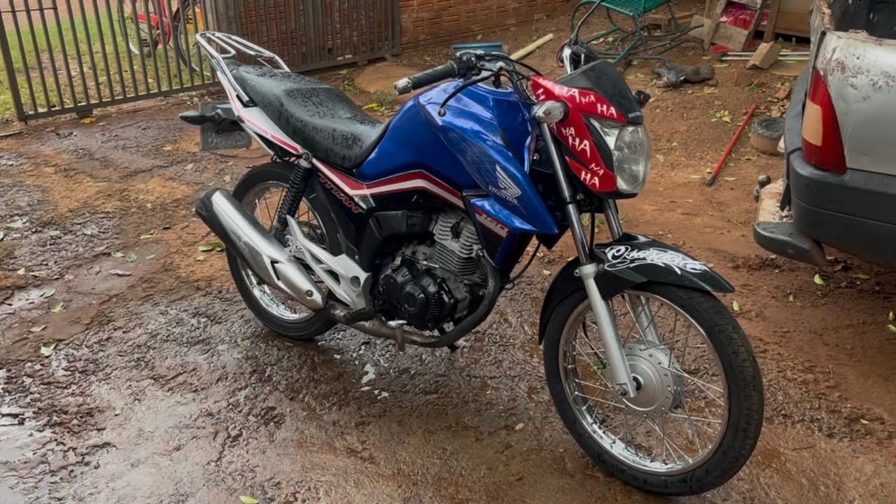 LAVANDO A TITAN 160 TÃO SONHADA💭😍