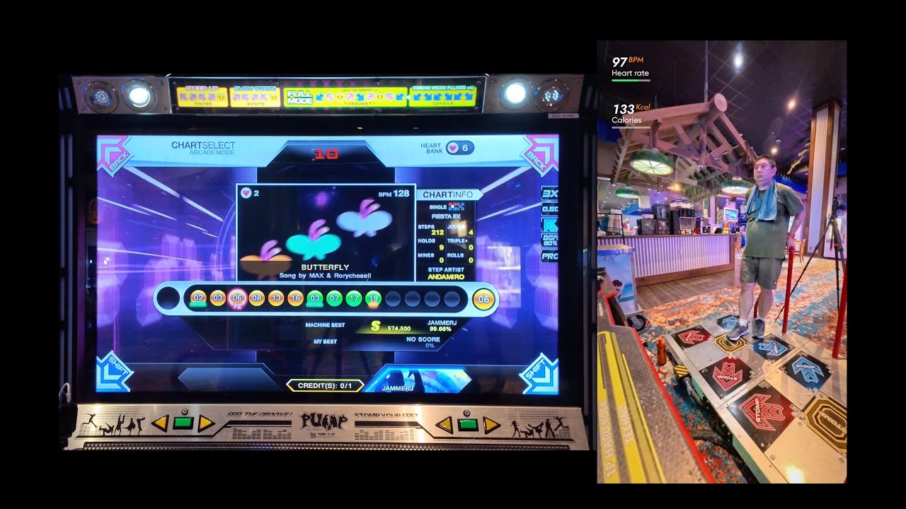 Butterfly - S (2 PERFECTS) - S6 - Pump It Up Infinity