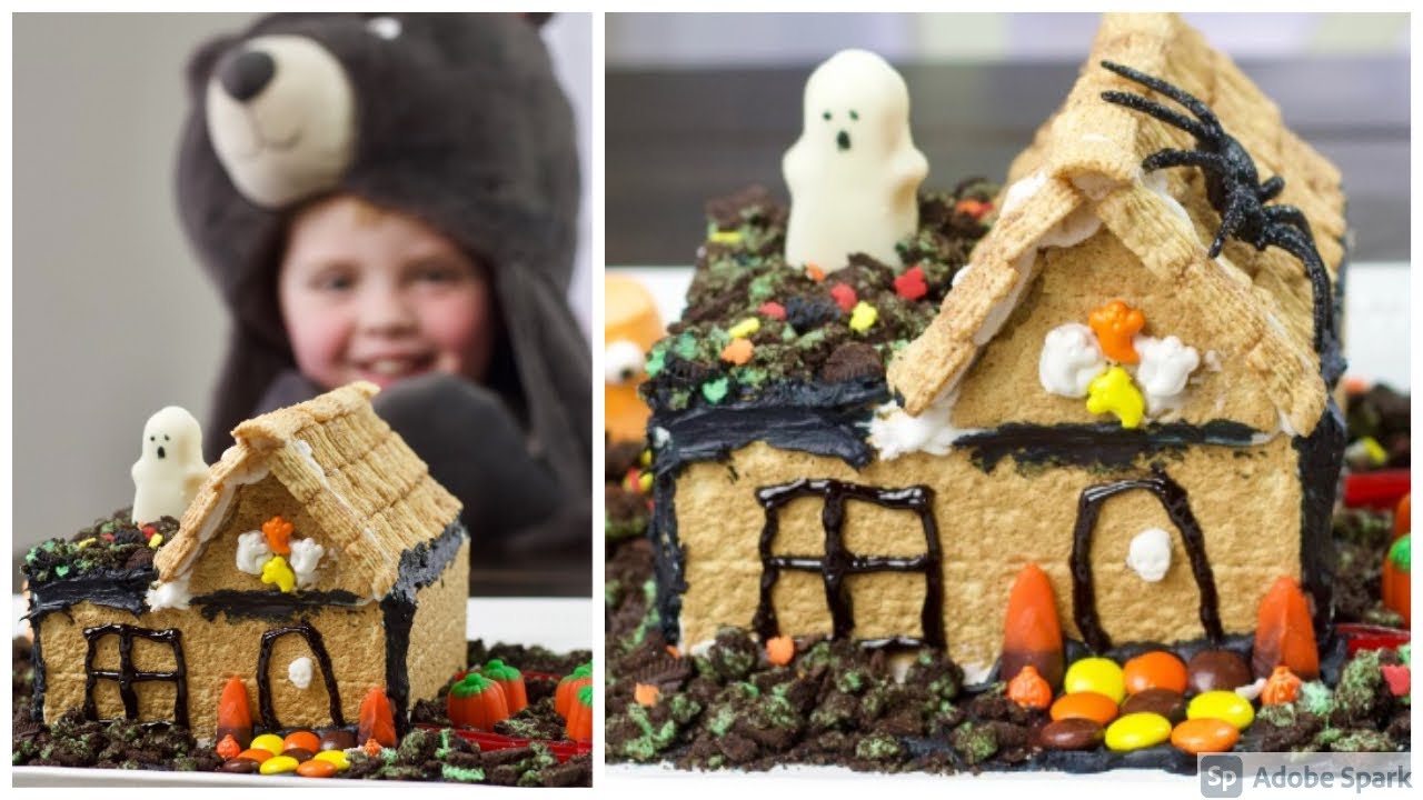 Halloween Graham Cracker House