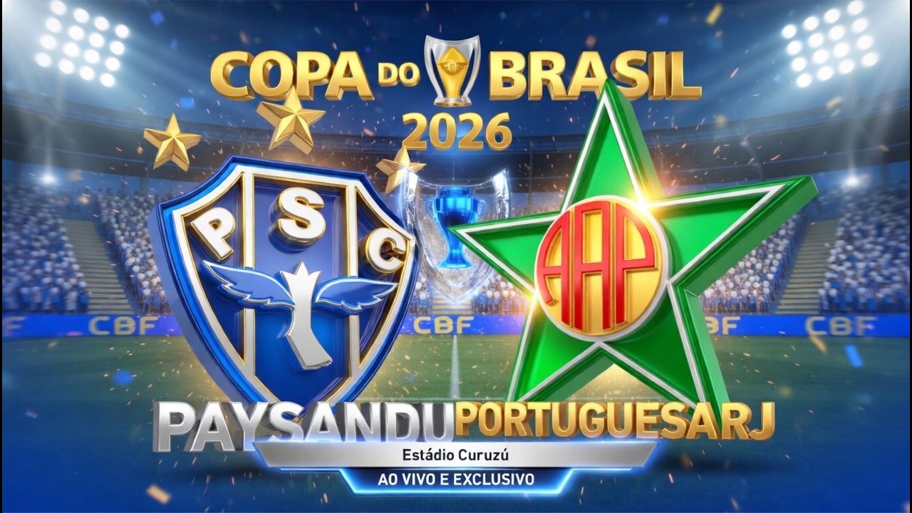 PAYSANDU X PORTUGUESA RJ | COPA DO BRASIL 2026