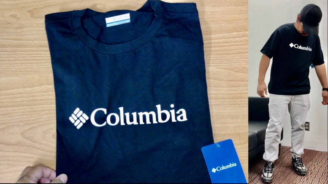 Columbia T-Shirt | unboxing and try-on | Azo Edition